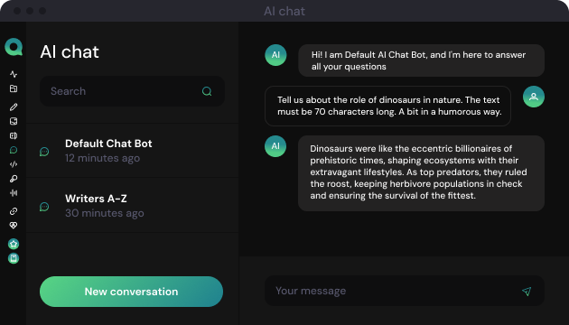 AI chat